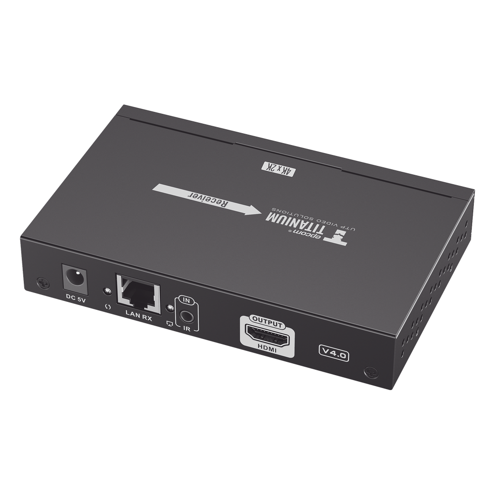 Receptor Compatible para Kit Matricial TT-683-MATRIX-4.0 | Resolución 4K@30Hz | Cat6 | Control IR | Compatible con Switch IGMP (Solo para transmisor versión 4.0).