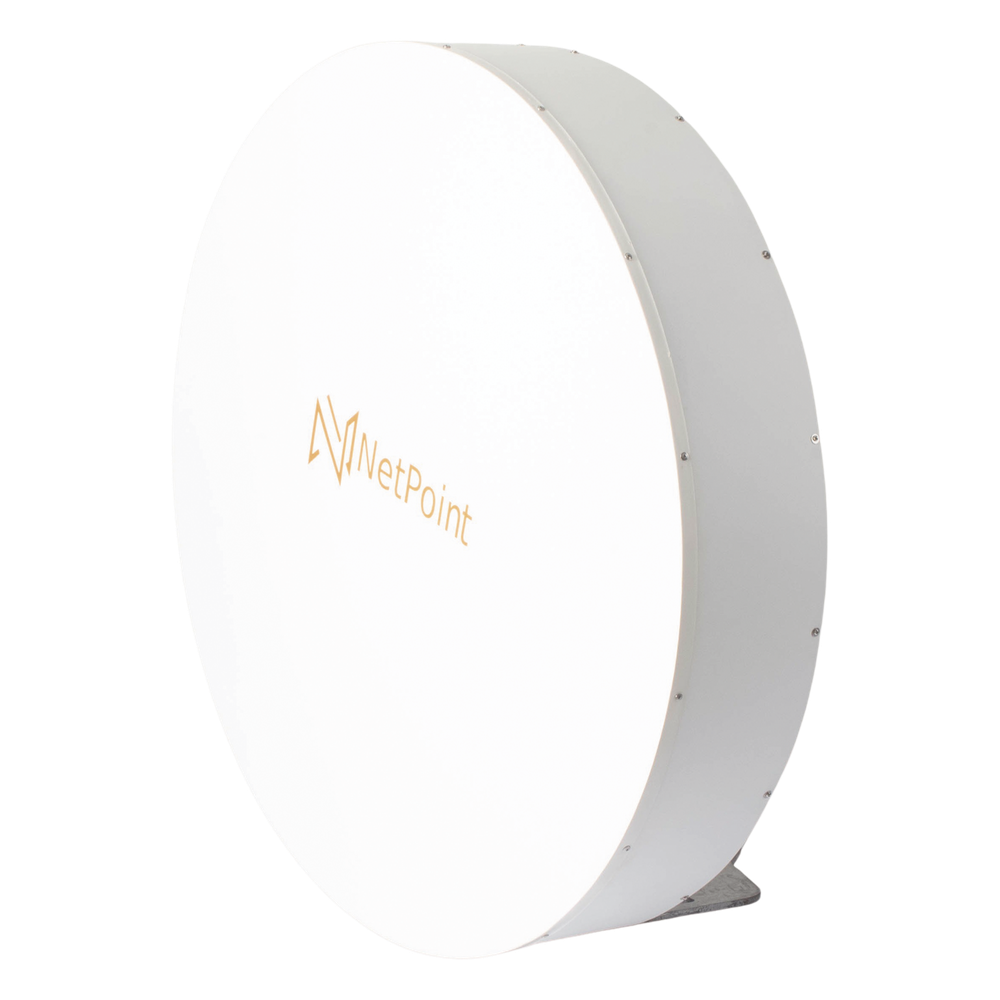 Antena Parabólica Blindada / 4.9-6.4 GHz / Ganancia 35-37 dBi / Enlace PTP hasta 120 km / Carrier Class / Supresión de Ruido / Polarización Dual