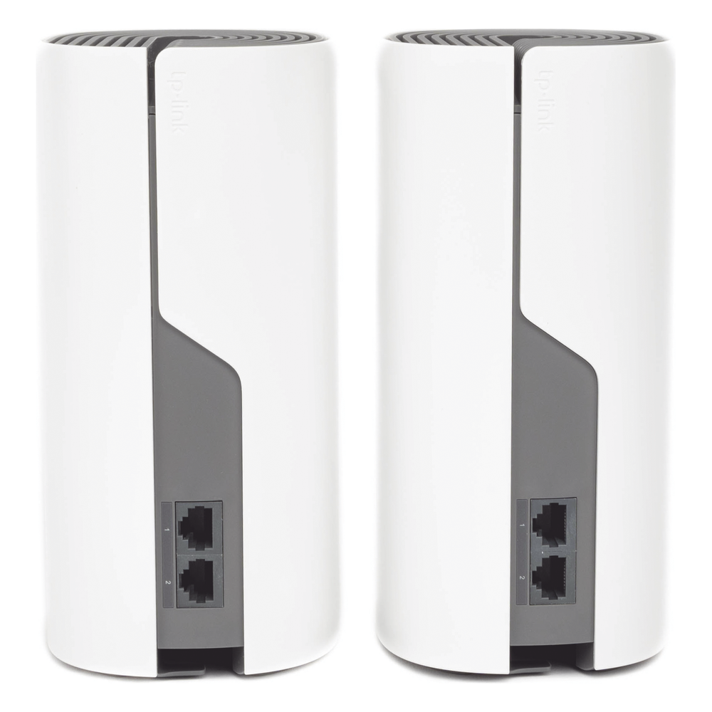 Kit de Router inalámbrico mesh Deco E4 para Hogar / Doble banda AC 1200  / 2 puertos 10/100 Mbps / Compatible con amazon alexa.