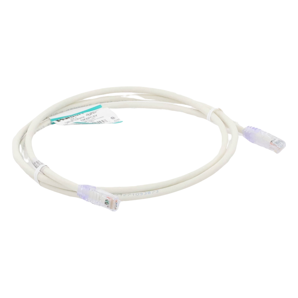 Cable de Parcheo UTP Categoría 6, con Plug Modular en Cada Extremo - 1.5 Metros (4.92 Pies) - Blanco Mate