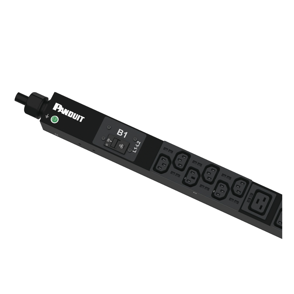 PDU Básico para Distribución de Energía, Enchufe de Entrada NEMA L6-30P, Con 36 Contactos C13 y 6 C19, de Instalación Vertical, 30 Amp, 208 Vca