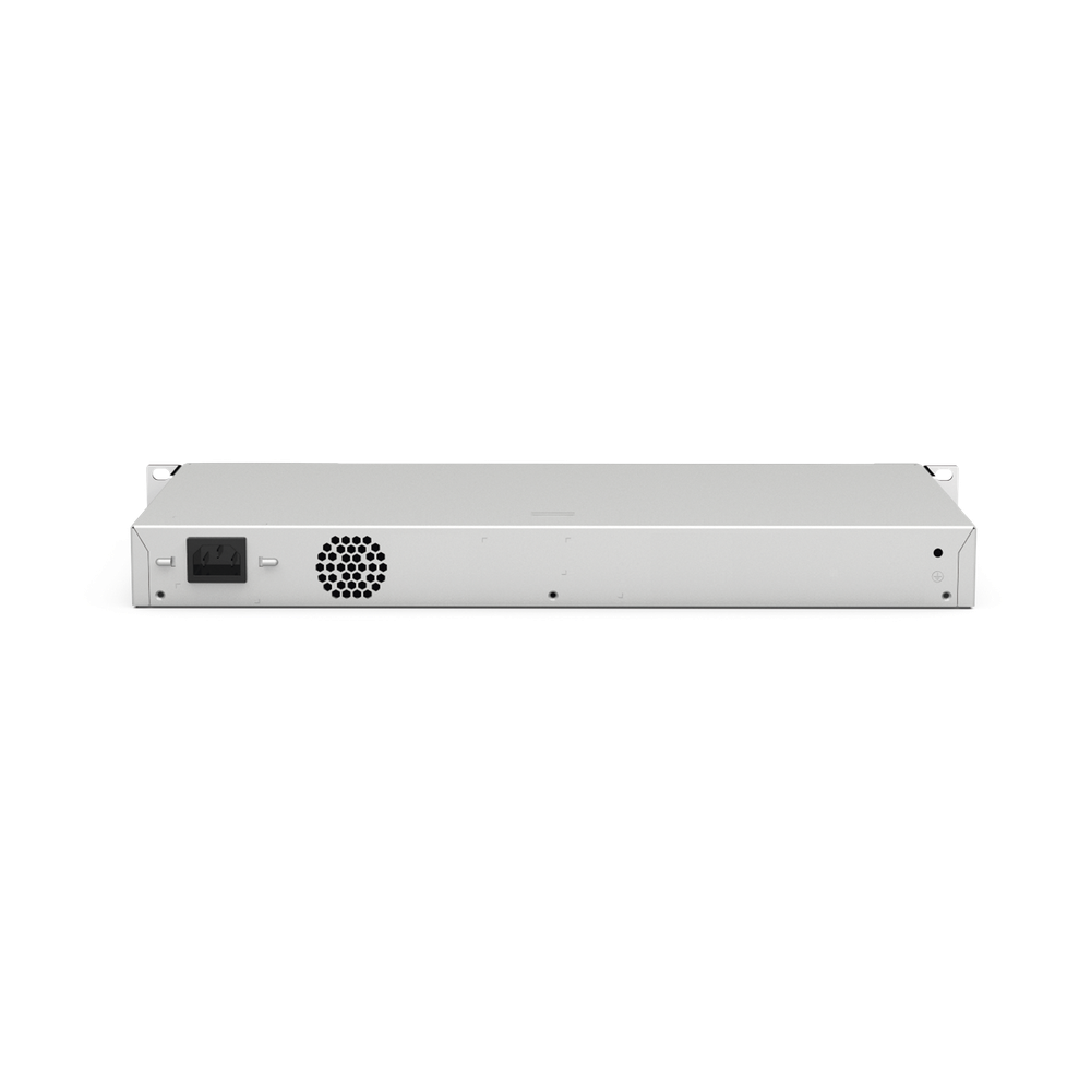 Switch Administrable Capa 2+ Plus, con 24 puertos Gigabit, 4 puertos SFP+ para fibra 10Gb, gestión gratuita desde la nube.