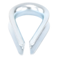 Cuello/ Guardacabo/ Rozadera para Cable de 3/8" de Acero Galv. por Inmersión.