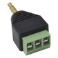 Adaptador para Audio y Video de 3.5 mm con Terminal Atornillable