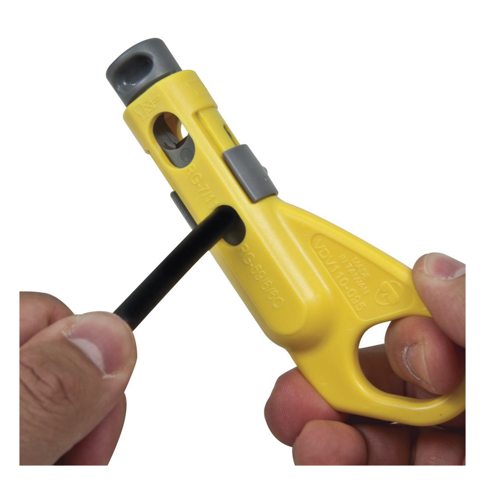 Pelacables Radial de Cables Coaxiales.