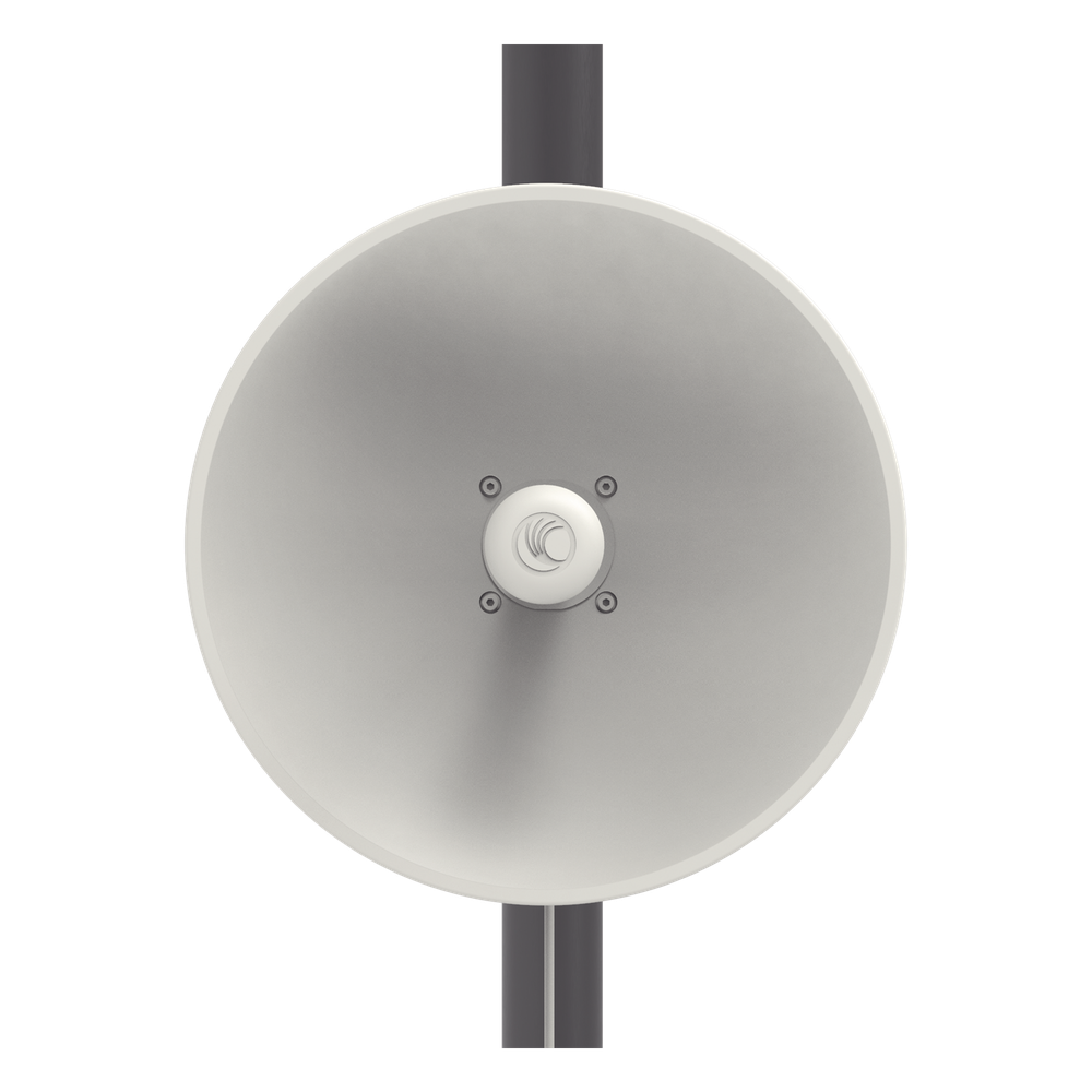 ePMP Force 200L para zonas con alta interferencia, hasta 200 Mbps, 4910 - 5970 MHz, 802.11n, Antena de 25 dBi, latencia baja