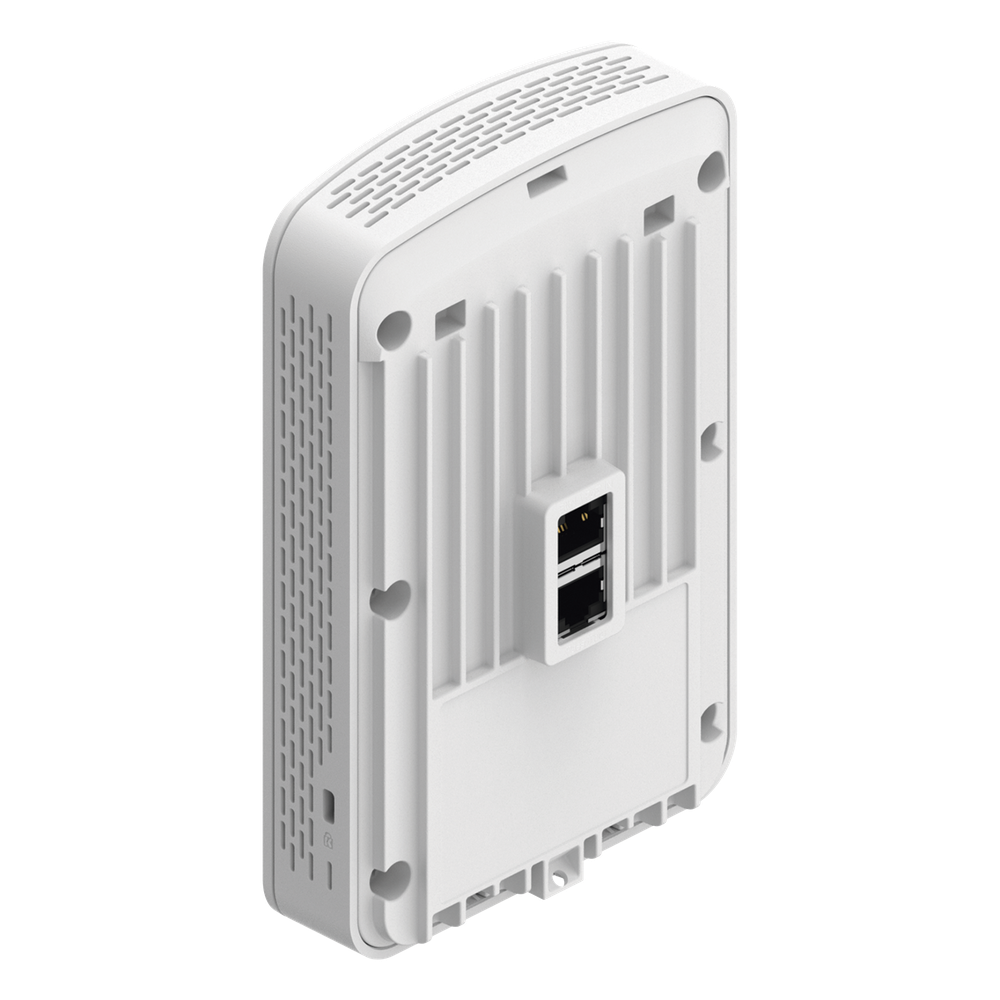 Punto de Acceso Empresarial Wi-Fi 6 / Con diseño para Pared /  3 Puertos Gigabit (1 con Salida PoE) / Doble banda en ( 2.4 y 5 GHz) / Hasta 2.5 Gbps / Gestión desde la Nube / Alimentación PoE af