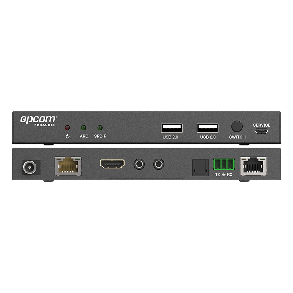 Kit Extensor HDMI | 4K2K@60HZ | HDR 4:4:4 | HDBaseT | 100M | Salida de Audio | HDCP 2.2 | IR Bidireccional | Admite la función USB KVM
