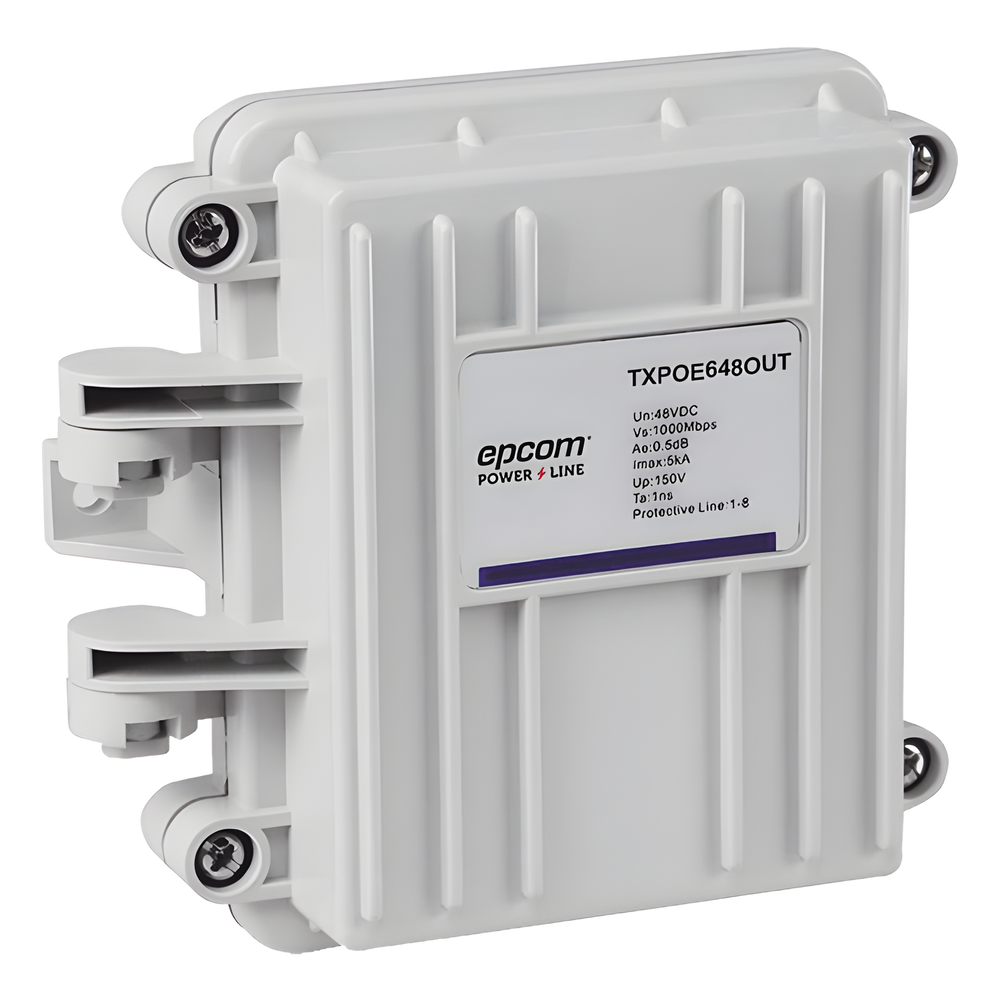 Protector PoE a 10/100/1000 Mbps (exterior) (Cat6 1000Mbps)