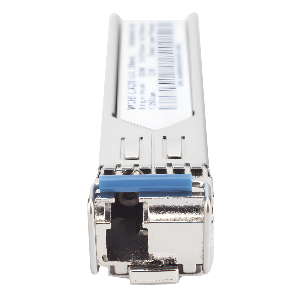 Transceptor WDM mini-Gbic SFP 1G LC TX:1310nm RX:1550 para fibra Mono Modo 20 Km, Requiere MGB-LB20