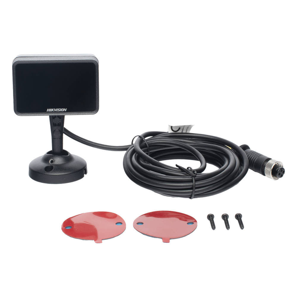 Cámara Móvil 720p / Lente 6 mm / Conector Aviación M12 / Micrófono Integrado / 3 m (9.8 ft) IR / DBA para Vehículo / Compatible con DVRs Móviles HIKVISION
