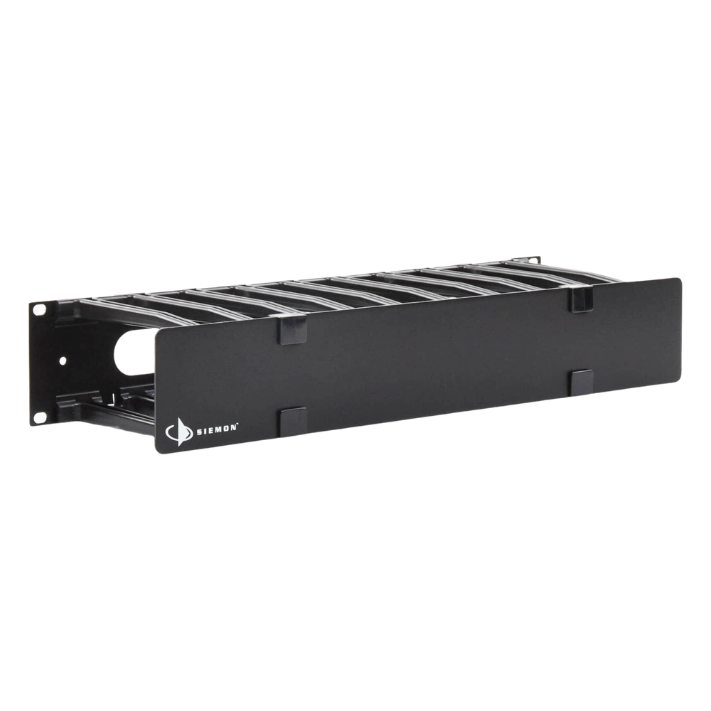 Organizador de Cable Horizontal RouteIT, Sencillo, Para Rack de 19in, 6in de profundidad, 2UR