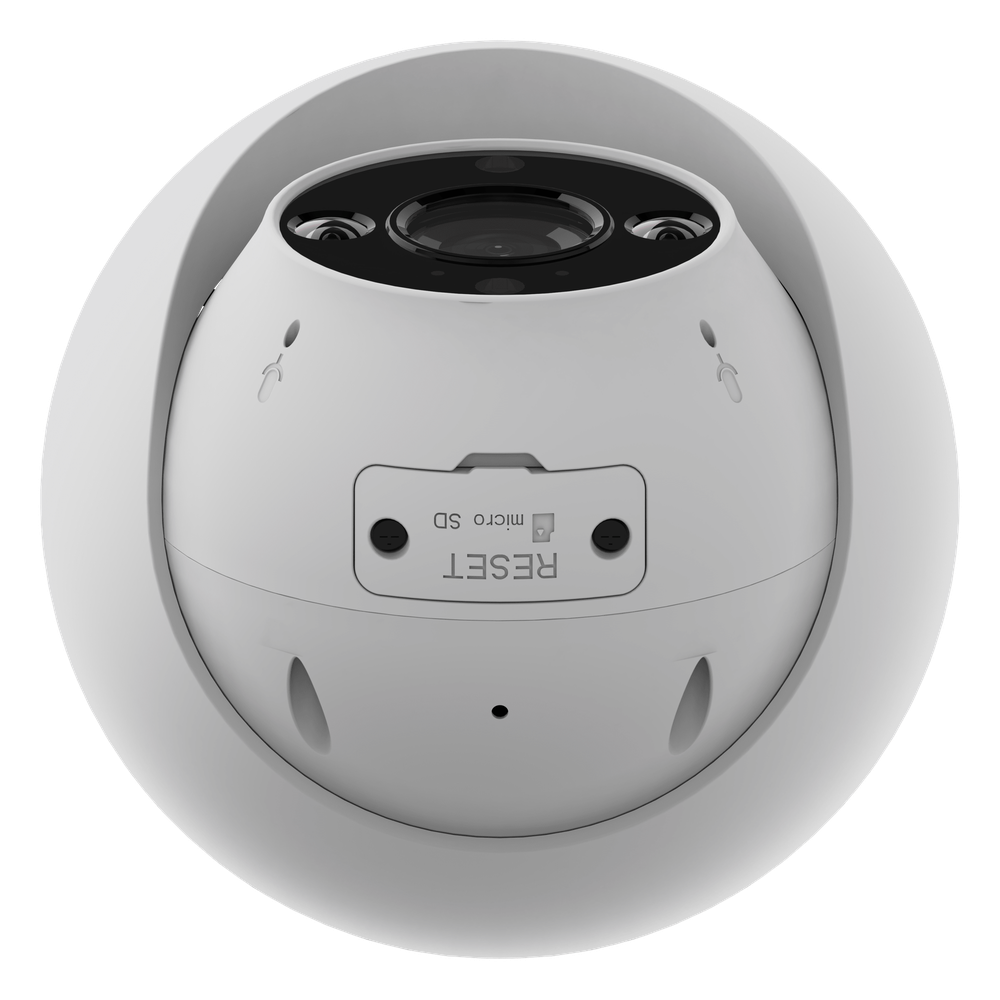Cámara IP Domo PoE / Resolución 2K  3 Megapixel / Visión Nocturna a Color 30 m / Lente 2.8 mm 106° / Detección IA Humano/Vehículo / Audio Bidireccional / Defensa Activa con Luz y Sirena / IP67