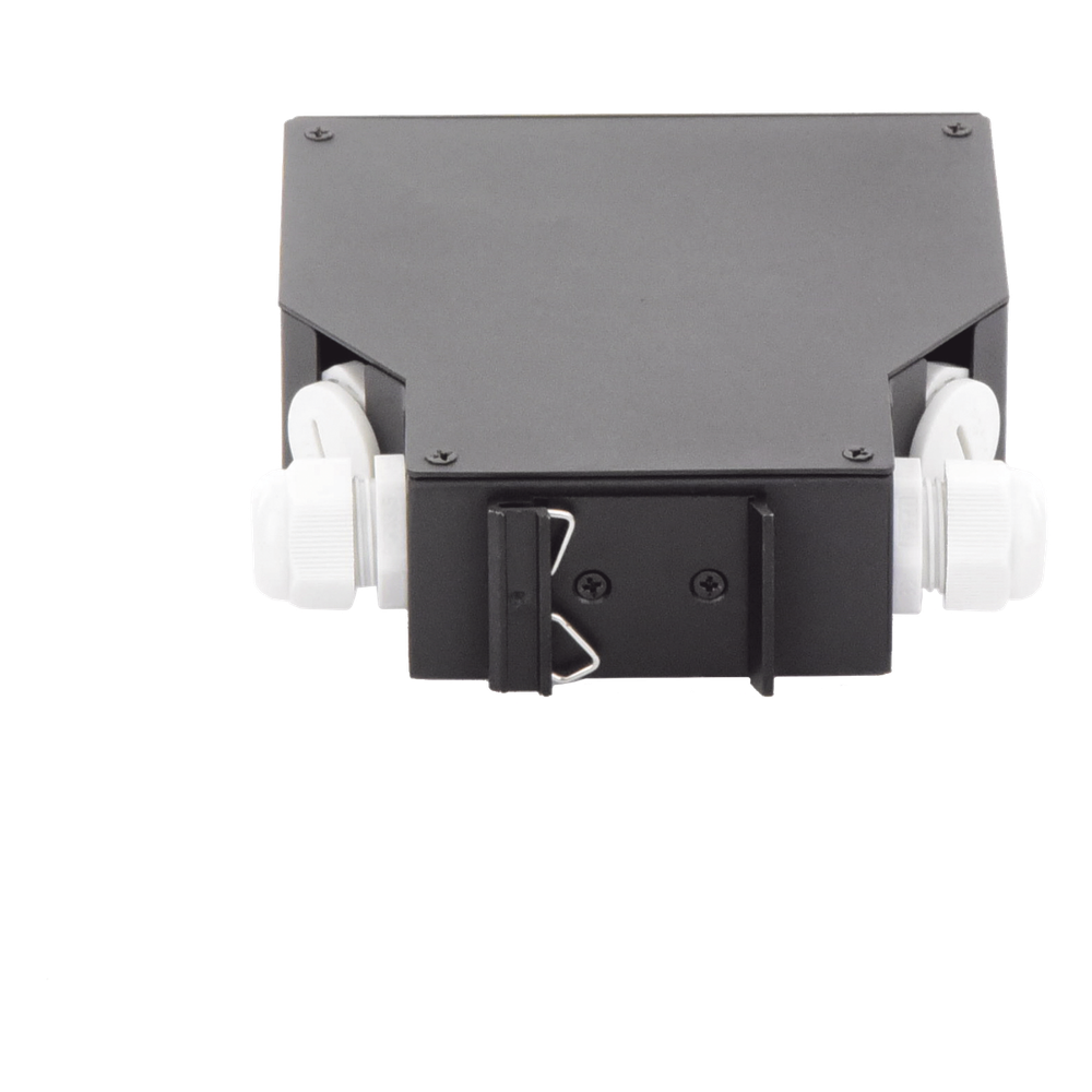 Distribuidor de Fibra Óptica para Riel Din, 6 Acopladores SC/UPC Duplex Monomodo con Charola de Empalme