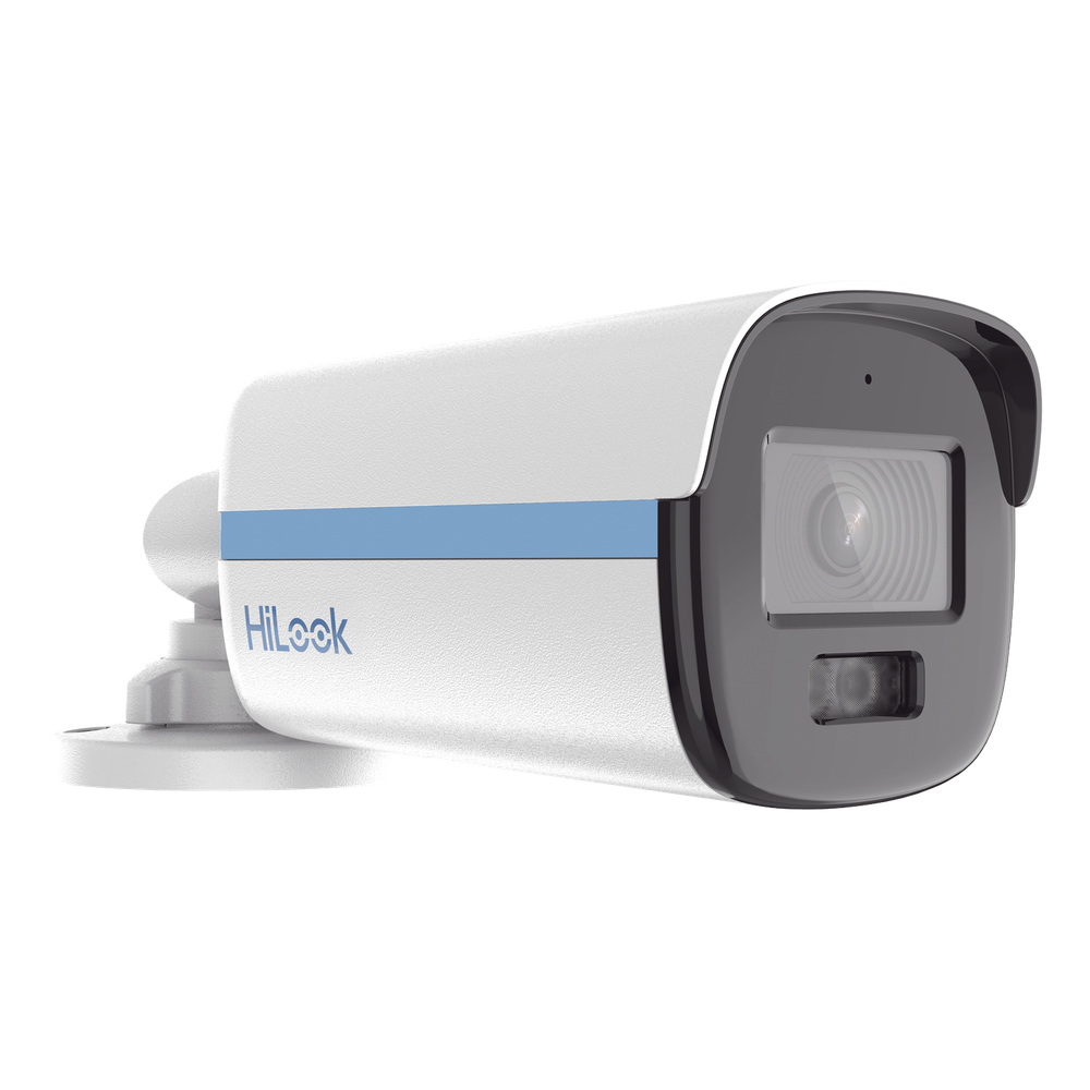 [Dual Light + ColorVu] Bala TURBOHD 3K / 5 Megapixel / Lente 3.6 mm / Audio por Coaxitron / 40 mts IR + 40 mts Luz Blanca / Exterior IP67 / Metal / dWDR