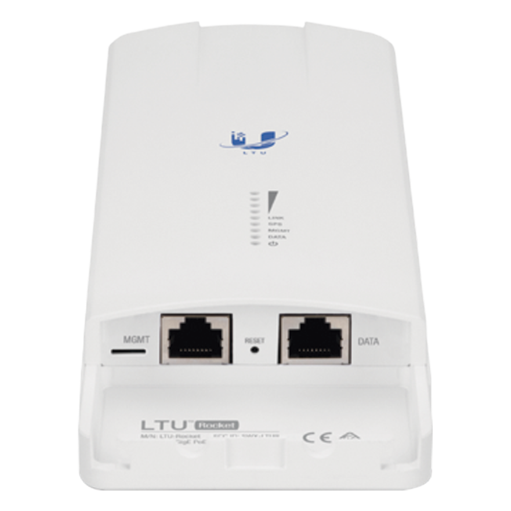 Radio Estación Base PtMP LTU™ Rocket, hasta 600 Mbps, 5 GHz (4.9 - 6.2 GHz), con filtrado de RF patentado y GPS sync para un rendimiento superior
