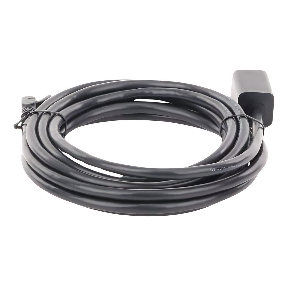Cable de Extensión Cat6 RJ45 F/UTP / Macho a Hembra / 3 Metros (9.84 Pies) / Método de Conexión 568B / Velocidad de Transmisión 1000Mbps / Ancho de Banda del Canal 250MHz / Caja de Cobre / Negro