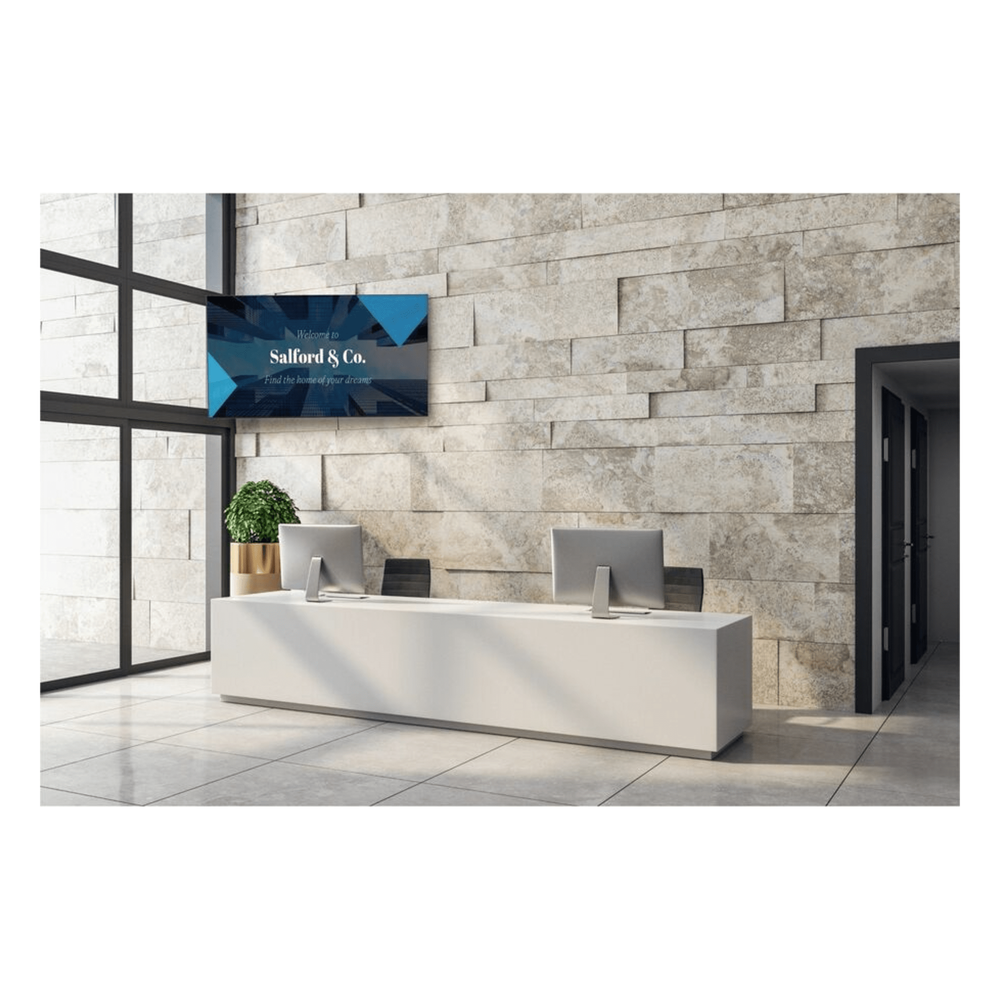 Soporte de Pared Articulado SmartMount para Pantallas 43" a 65"+ / Extensión 30.1" (765mm) / Capacidad 90 lb (41kg) / VESA 200x100 a 600x400mm / Pivote ±90° / Gestión Integrada de Cables