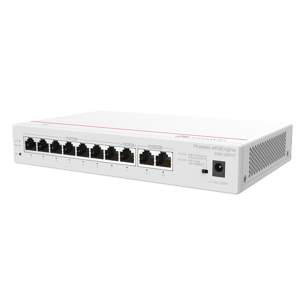 Router eKit / 2 Puertos WAN Gigabit / 1 Puerto LAN/WAN Gigabit  / 7 Puertos PoE LAN Gigabit / Presupuesto PoE 124 W / Rendimiento de 2 Gbps / Controlador (64 APs) / Hasta 250 clientes / Libre de licenciamiento
