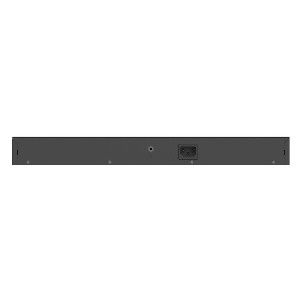 Switch PoE+ no Administrable, hasta 180 Watts Ideal para CCTV, 24 Puertos 10/100 PoE+, 2 Uplinks Gigabit (1 SFP COMBO)