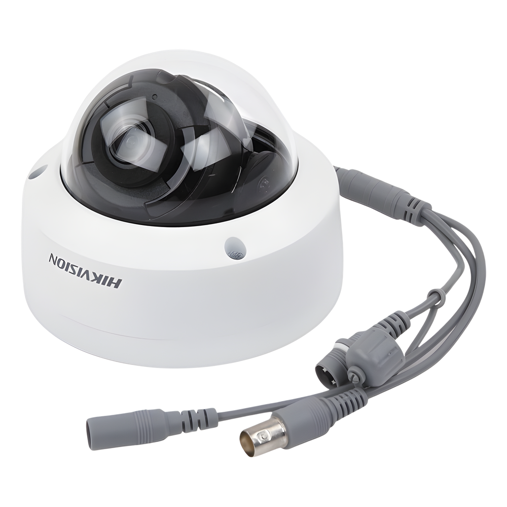 Domo TURBOHD 2 Megapixel (1080p) / Lente 2.8 mm / 30 mts IR EXIR / TVI-AHD-CVI-CVBS / IK10 / IP67 / WDR 120 dB / Ultra Baja Iluminación / Metal