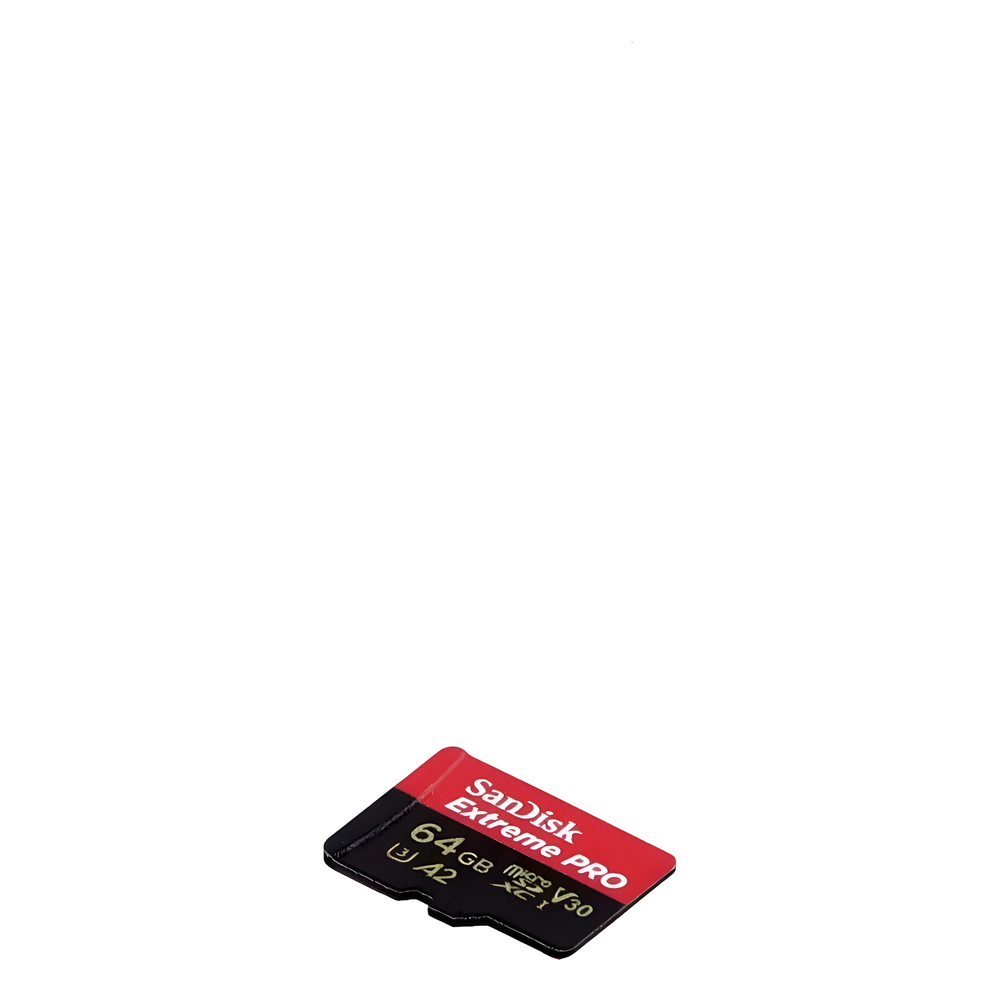 SANDISK EXTREME PRO MICROSD CARD 64GB, INCLUYE ADAPTADOR