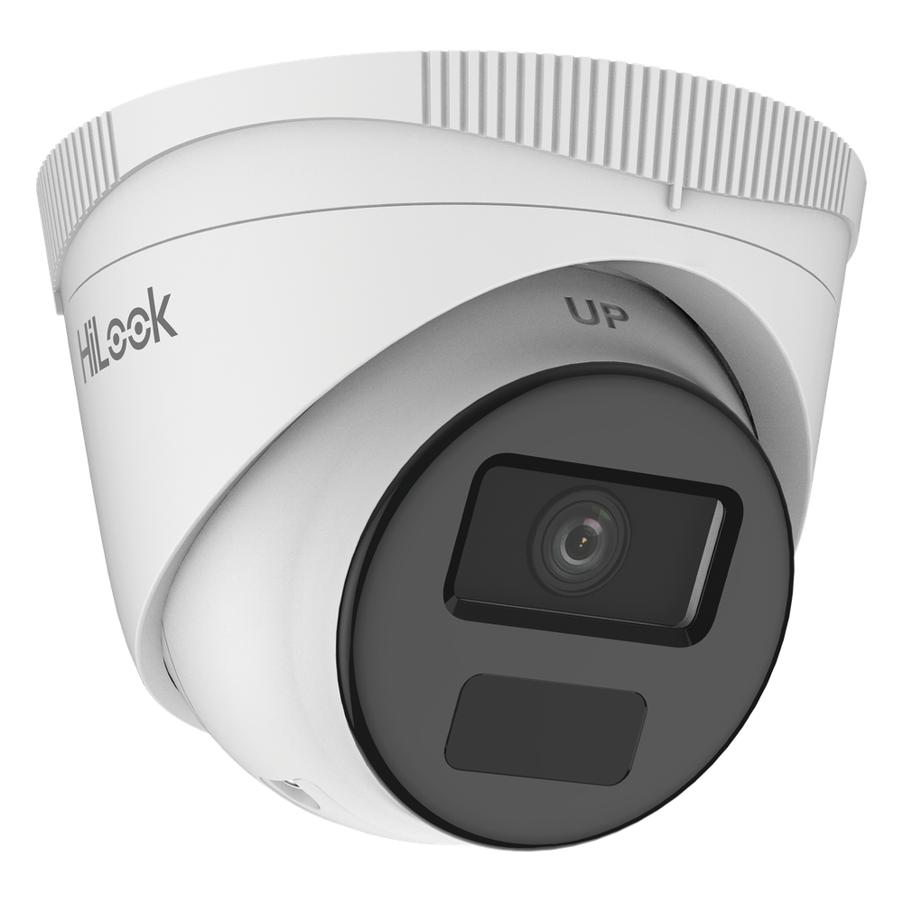 HiLook Series / Turret IP 2 Megapixel / Lente 2.8 mm / 20 mts IR / Exterior IP67 / PoE / dWDR / H.265+ / ONVIF
