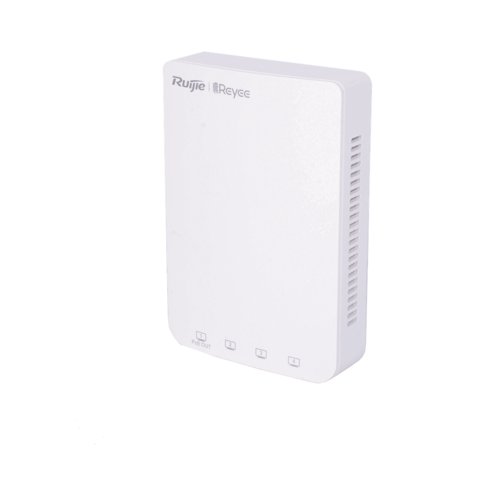 Punto de Acceso Wall Plate Wi-Fi 5 / 1267 Mbps Doble Banda / 802.11ac Wave 2 MU-MIMO 2x2 / 5 Puertos Gigabit / 1 Puerto PoE Out / Mesh / Beamforming / Gestión Cloud Gratuita