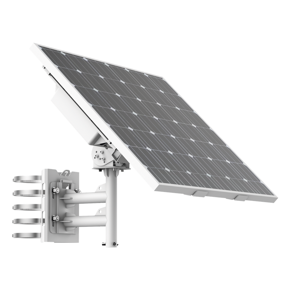 Kit Solar de alimentación / Panel Solar / Batería de Respaldo de Litio 360 Wh / 2 Salidas de 12 Vcd / Accesorios de Instalación / Uso en Exterior IP66