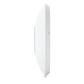Punto de Acceso UniFi WiFi 6E Enterprise, alta densidad, hasta 600 usuarios, Mu-MIMO 4x4, bandas 2.4/5/6 Ghz, (1) puerto RJ45 2.5G (POE+ no incluido)