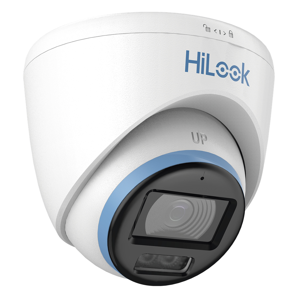 [Dual Light + ColorVu] Turret TurboHD 3K / 5 Megapixel / Lente 3.6 mm / 40 mts IR EXIR + 40 mts Luz Blanca / Micrófono Integrado / Exterior IP67 / dWDR