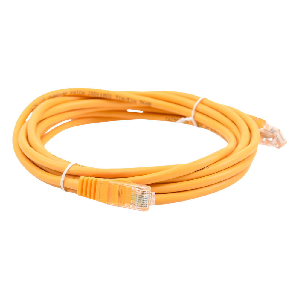 Cable de Parcheo UTP Cat5e - 3.0 Metros (9.84 Pies) - Amarillo