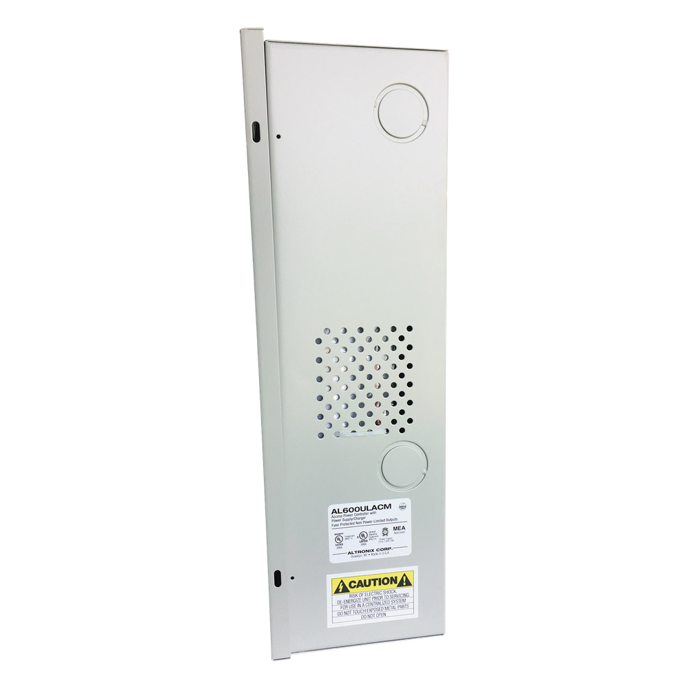 Fuente de poder ALTRONIX de 12/24 Vcc @ 6 Amper, con capacidad de batería de respaldo, requiere batería, 8 salidas, con voltaje de entrada de 115 Vca