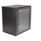 Gabinete para Montaje en Pared - Piso / Puerta de Cristal Templado / Cuerpo Fijo / 12 Unidades de Rack / 19" / Fabricado en Acero