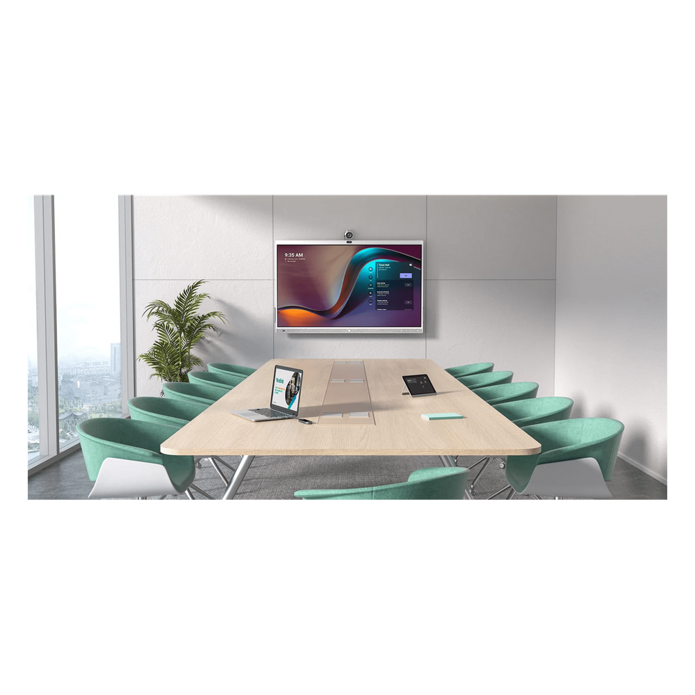 Yealink MeetingBoard 75 Pro, Centro de Colaboración Inteligente con IA, 4K UHD, Android 13, Micrófonos Integrados y Cámara Ultra Gran Angular