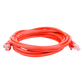 Cable de Parcheo UTP Cat6 - 3.0 Metros (9.84 Pies) - Rojo