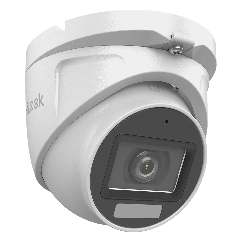 [Dual Light + ColorVu] Turret TURBOHD 2 megapixel / 30 mts IR + 20 mts luz blanca/ Lente 2.8 (100° de Visión) / Exterior IP66 / Audio por Coaxitron / TVI-AHD-CVI-CVBS / Metal / Smart-Hybrid Light