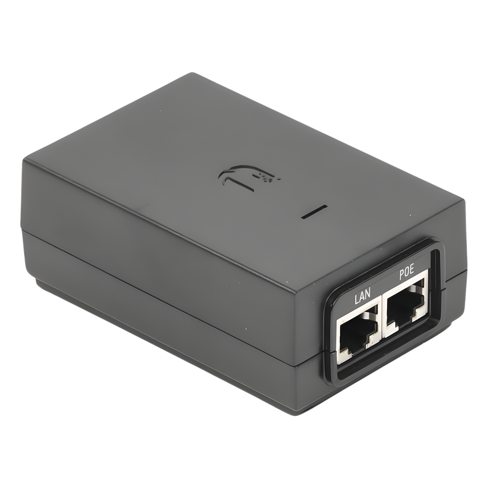 Adaptador PoE Ubiquiti de 24 VDC, 1.0 A con puerto Gigabit