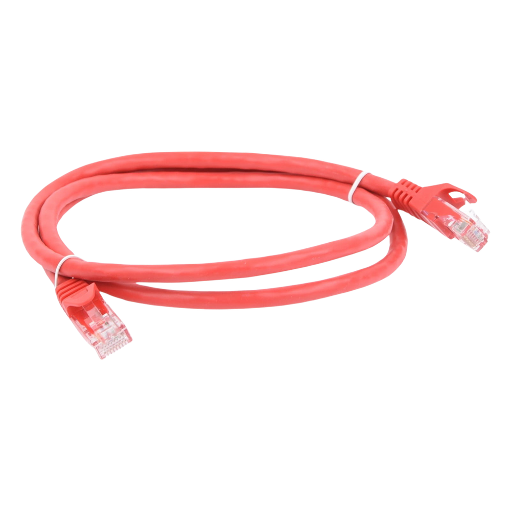 Cable de Parcheo UTP Cat6 - 1 Metro (3.28 Pies) - Rojo