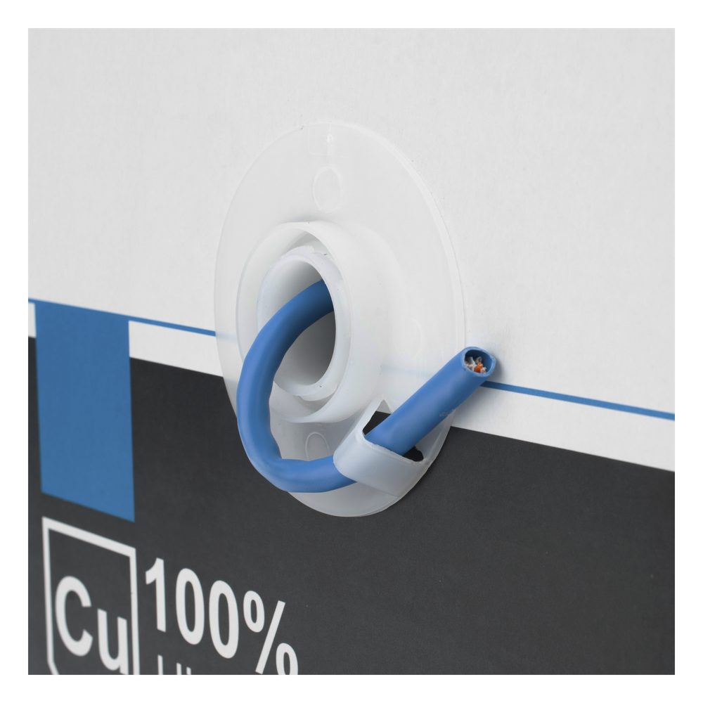 Bobina de Cable de 305 Metros (1000 Pies) Cat6+, CMR, Calibre 23 Alto Rendimiento, ETL, UL, Color Azul, Super Flexible, para Aplicaciones de Video Vigilancia, Video HD, y Redes de Datos. Uso Interior.