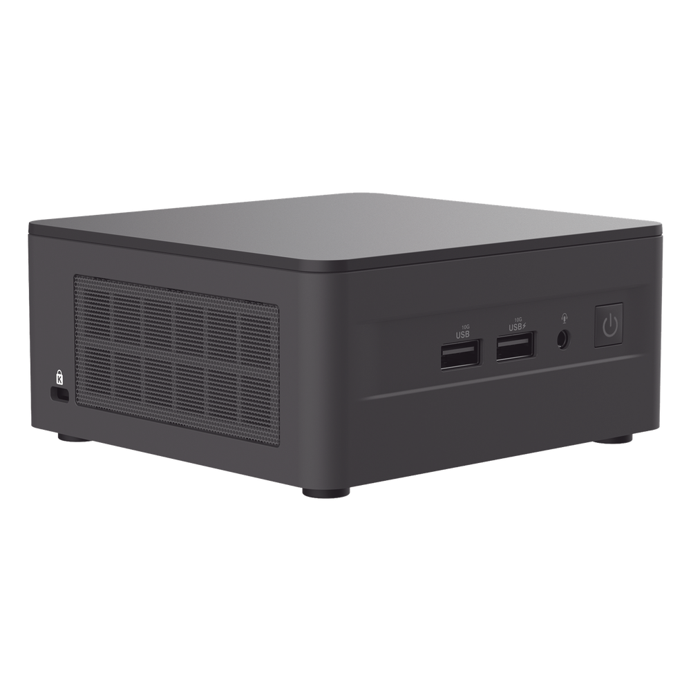 Mini PC NUC Barebone / Core i5 -1340P / WiFi 6E y 2.5 GbE / Bluetooth / No incluye Memoria RAM, SSD y S.O. /  Incluye Fuente
