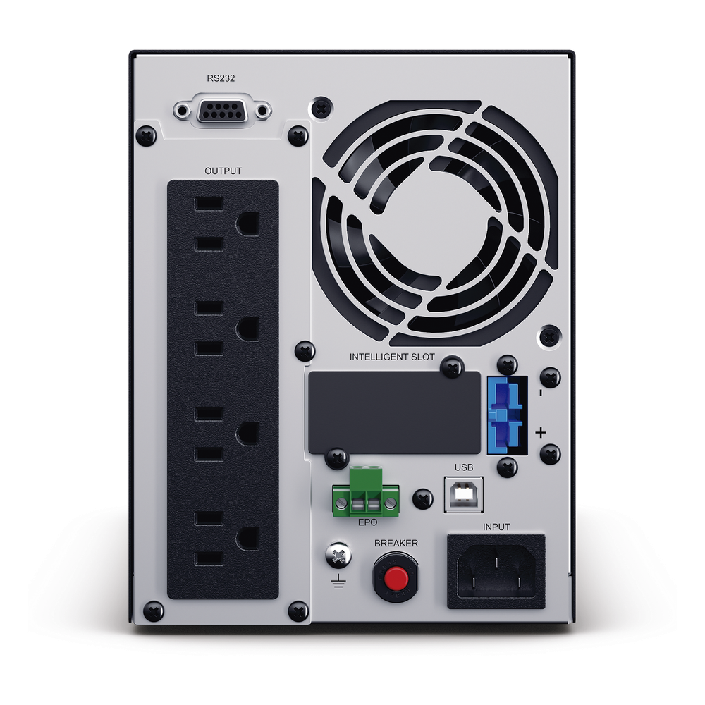 UPS de 1000 VA/900 W, Online Doble Conversión, Entrada 120 Vca NEMA 5-15P, Onda Senoidal Pura, Tipo Torre, Con 4 Tomas NEMA 5-15R