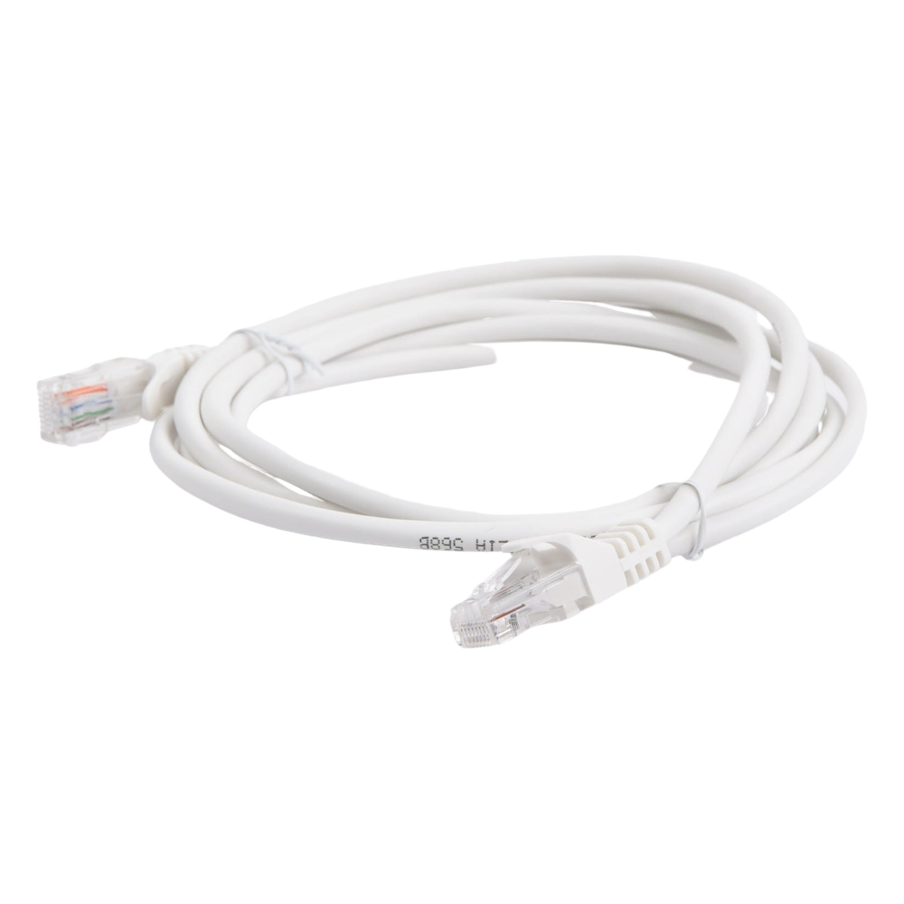 Cable de Parcheo UTP Cat5e - 2 Metros (6.56 Pies) - Blanco