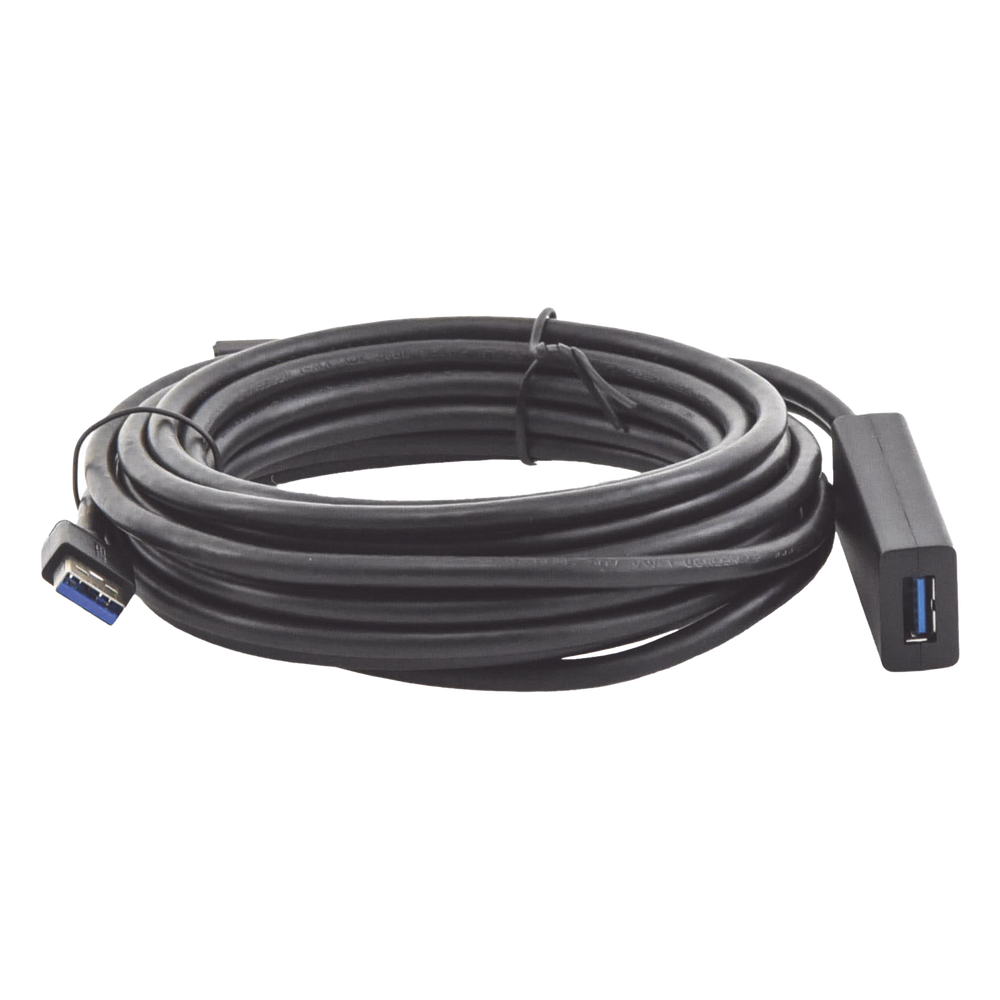 Cable de Extensión Activo USB 3.0 con puerto de alimentación Micro USB / 5 Metros / USB 3.0 a 5Gbps / No requiere controlador / Ideal para impresoras, consolas , Webcam, etc.