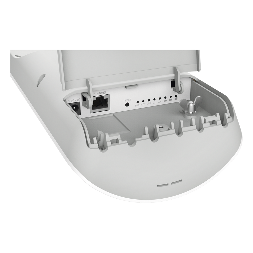(mANTBox 2 12s) Punto de Acceso PTP y PTMP en 2.4 GHz con Antena Sectorial Integrada de 12 dBi y 120° de Apertura, Hasta 1000 mW de Potencia