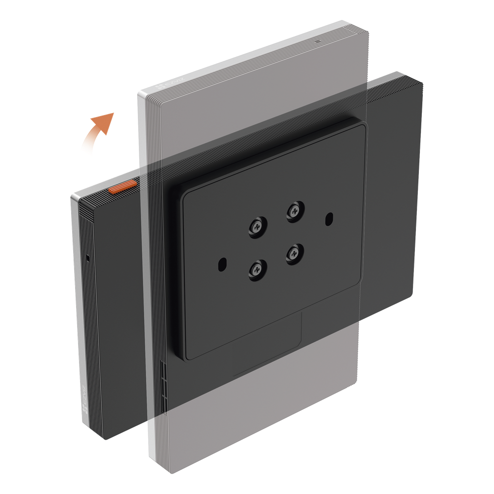 Pantalla Inalámbrica / Con Batería Recargable 4600mAh / Wi-Fi / Ideal Para Escritorio o Pared  / Vista en Vivo de Cámaras EZVIZ / Compatible con Videoportero CS-HP7  para ver Cámara y Apertura Remota  / Audio de Dos Vías