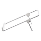 Soporte para Laptop / Plegable / Ajustable de 87 a 131 mm / Amplia compatibilidad 11''-16'' / Capacidad de carga 20 KG / Antideslizante /  Ultra Ligero / Metal / ABS / Silicona / Color Plata