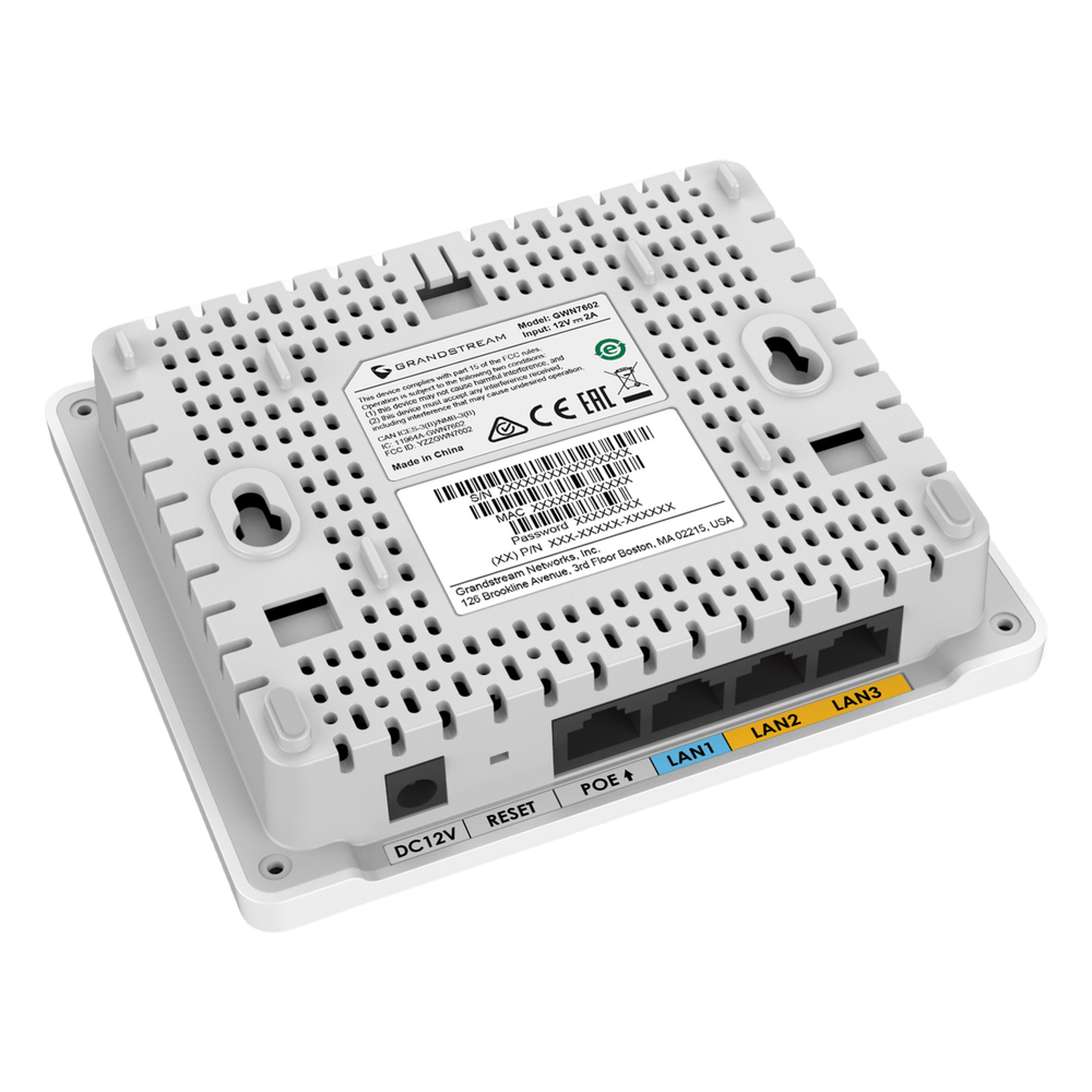 Punto de Acceso Wi-Fi 6 AX3000 / 3 Gbps / 4 Puertos Gigabit con PoE / MU-MIMO 2x2 (2.4GHz) y 3x3 (5GHz) / Hasta 256 Clientes Simultáneos / Cobertura de 100 mts / Gestión en la Nube GDMS