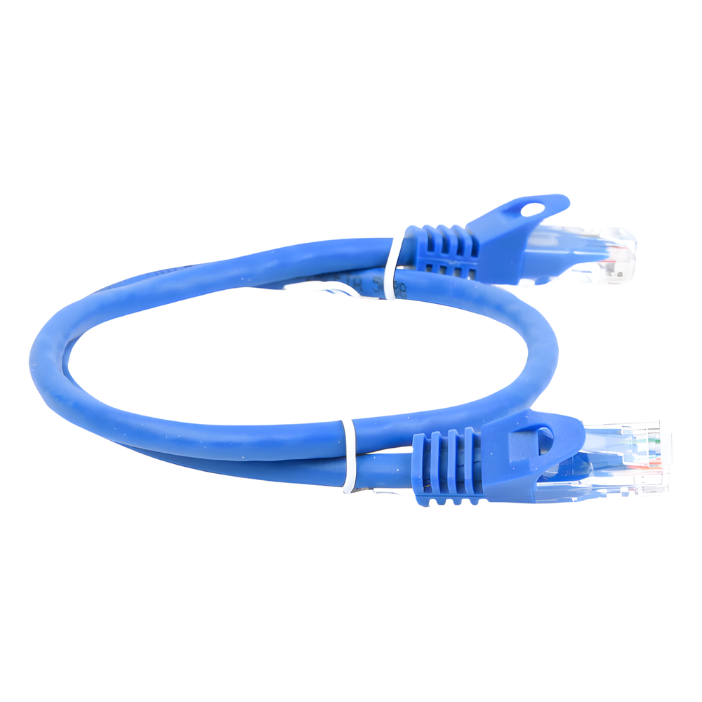 Cable de Parcheo UTP Cat6 - 0.5 Metros (1.64 Pies) - Azul