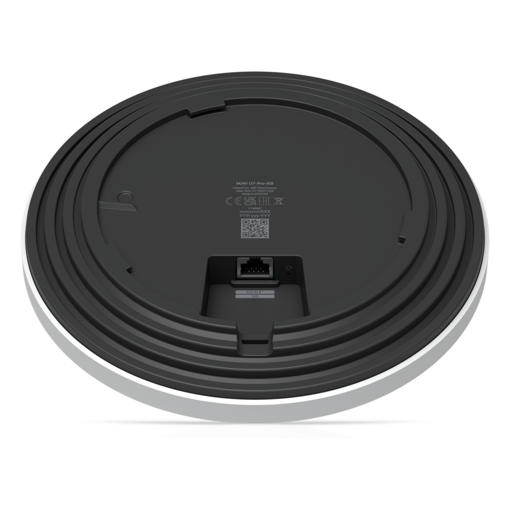 U7 Pro XG Wi-Fi 7 Tri-Banda para Interiores con Soporte 6 GHz, Cobertura de hasta 140 m², Capacidad para Hasta 300 Usuarios y Puerto Multi-Gig 10/5/2.5/1 GbE